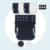 Lot de 4 Changes lavables - incontinence, fuites nocturnes
