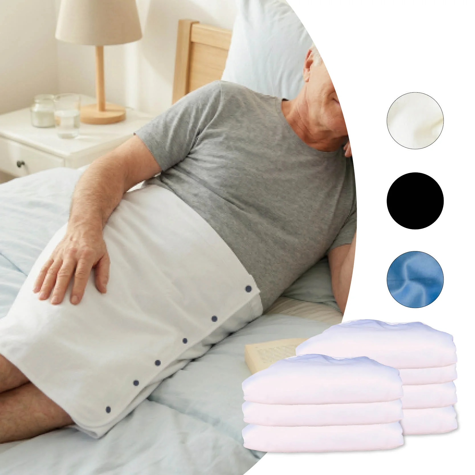 lot de 7 alèses homme pour incontinence – Protection du lit et du matelas