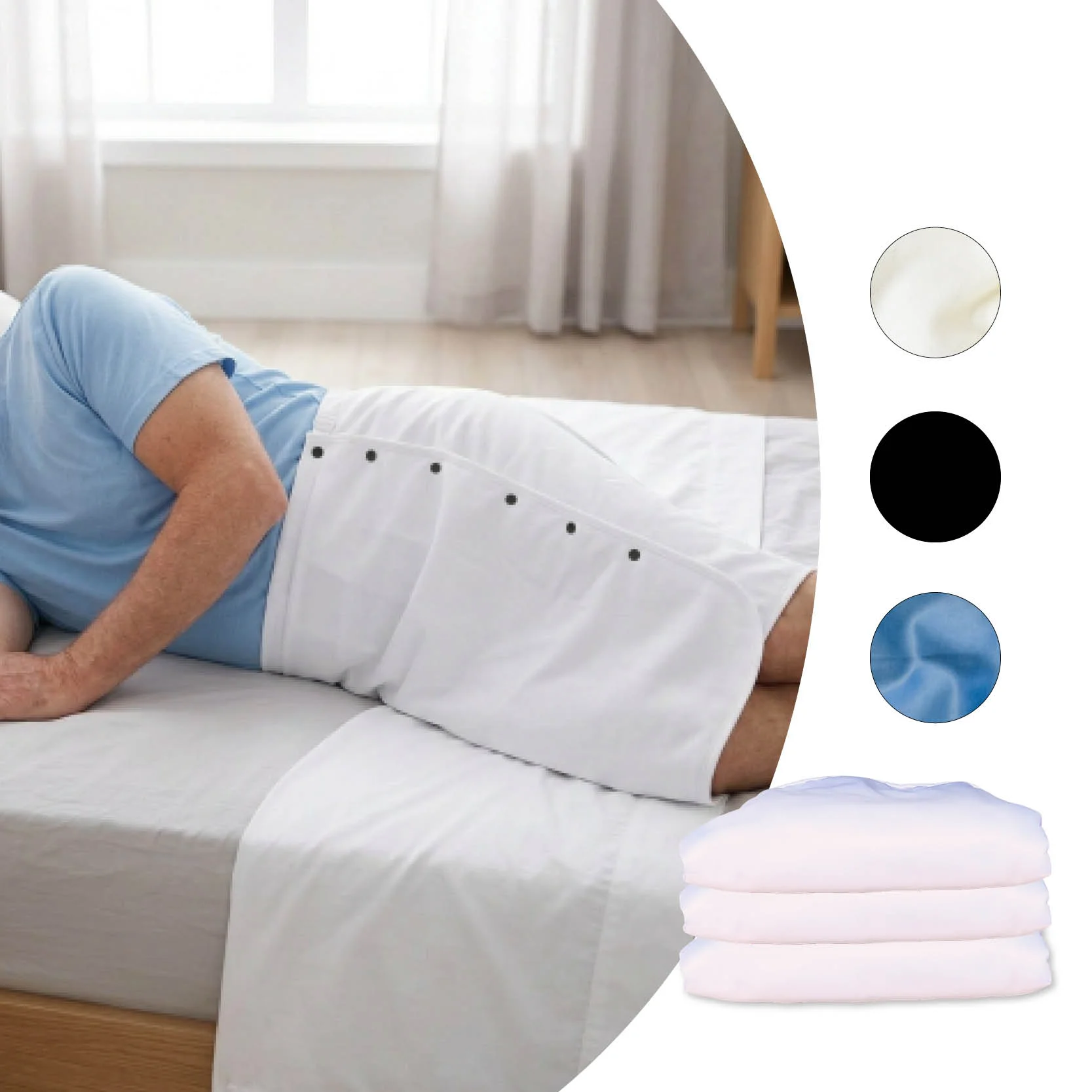 lot de 3 alèses homme pour incontinence – Protection du lit et du matelas