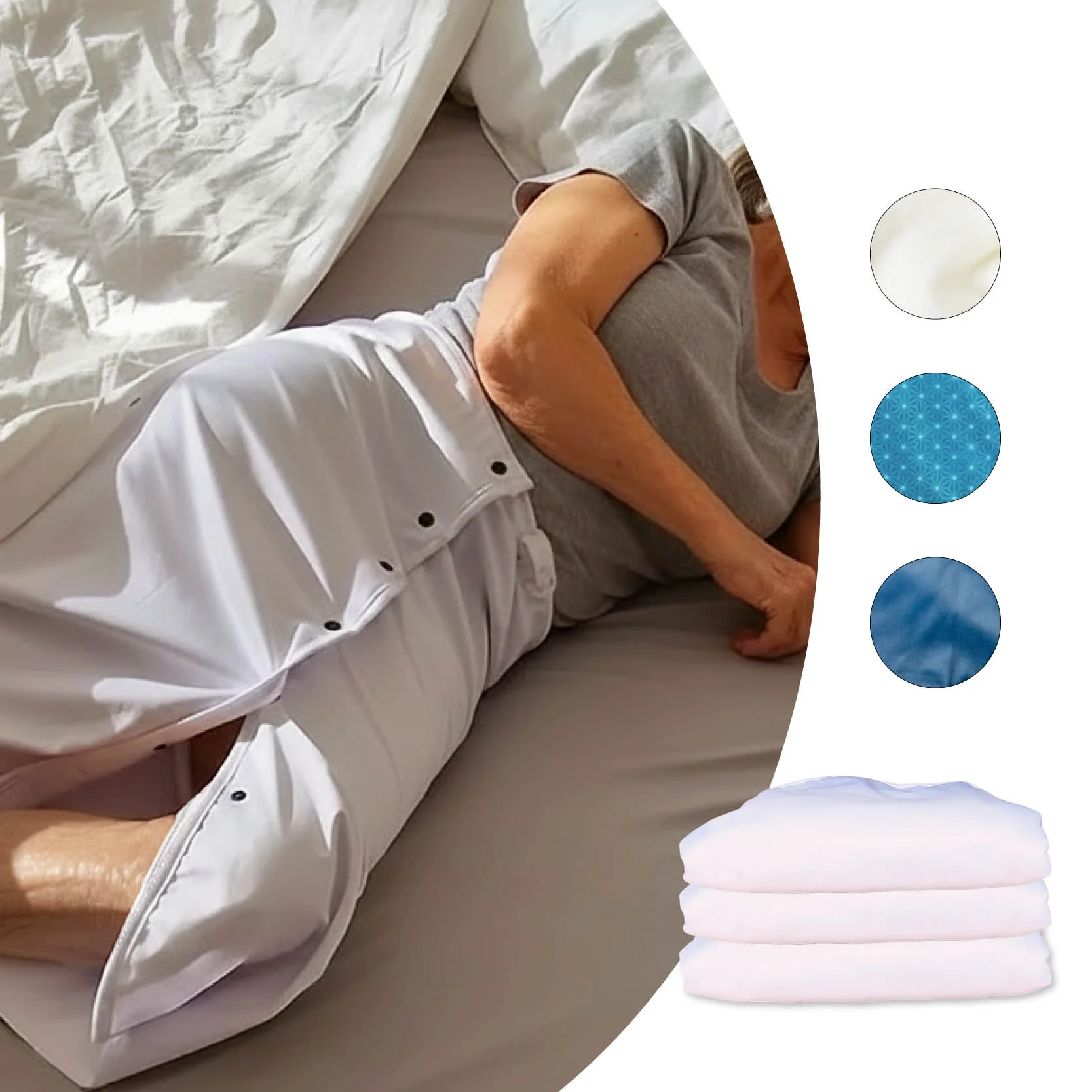 Lot de 3 alèses pour incontinence - protection du lit (usage nuit)
