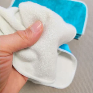 10 lingettes intimes lavables en bambou – 20x20cm