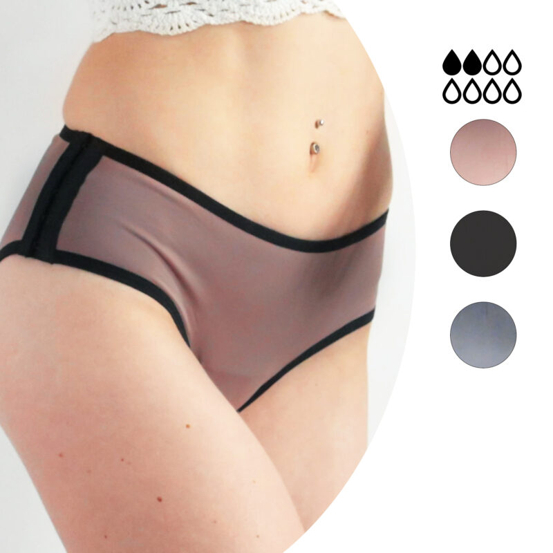 Culotte absorbante avec agrafes