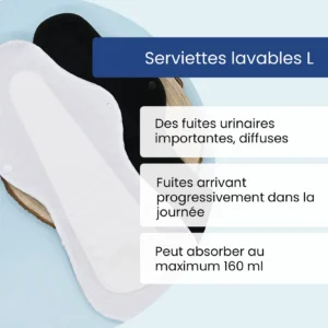 1 serviette fuites urinaires importantes (Gamme XL)