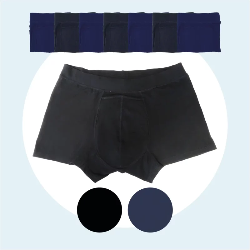 7 boxers absorbants fuites urinaires Junior Garçon Ado 16 ans