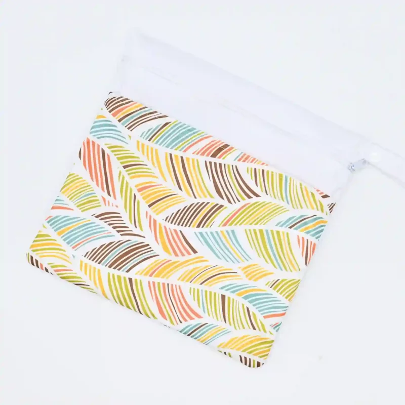 Pochette double (transport culotte menstruelle / serviette lavable) – Coloris au choix – Image 10
