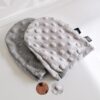 2 gants de toilette intime, doux et délicats - Coloris au choix