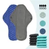 Lot de 10 serviettes fuites urinaires moyennes (Gamme M)