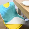 Grand bavoir Adulte étanche ultra absorbant - Coloris Azur