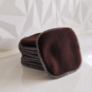 10 lingettes lavables : visage – double épaisseur