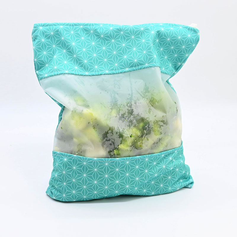 2 sacs congélation réutilisables - grand format (L) - Coloris au choix – Image 4