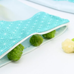 2 sacs congélation réutilisables – grand format (L) – Coloris au choix