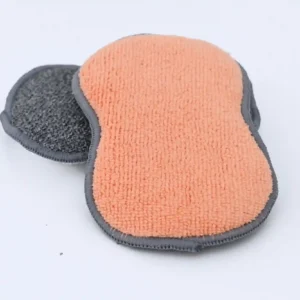 1 éponge lavable AVEC face grattante
