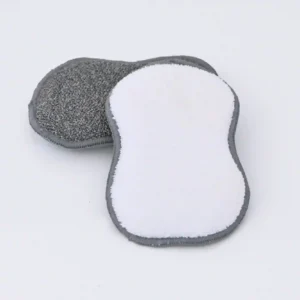 1 éponge lavable AVEC face grattante