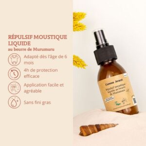 Répulsif anti-moustique liquide au beurre de murumuru – Comme Avant