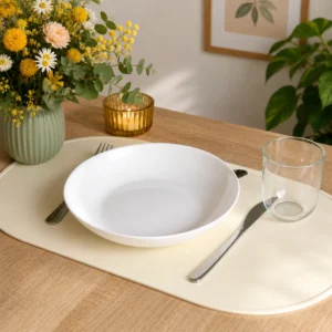 Grand plateau silicone antidérapant — Repas serein, autonomie préservée
