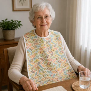 3 Grands Bavoirs Adulte Étanches Ultra Absorbants