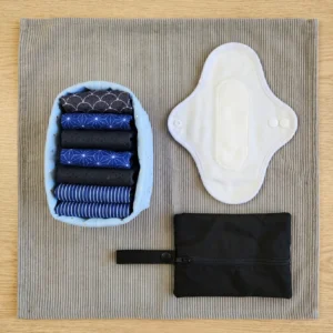 Pack 7 jours – Fuites urinaires légères (15 Protège-slips, pochette, panière…)