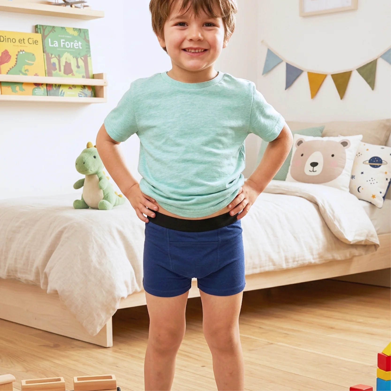 1 boxer / culotte d'apprentissage de la propreté | 3 à 8 ans - Coloris au choix – Image 6