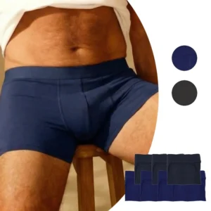 7 boxers absorbants lavables homme – Fuite urinaire