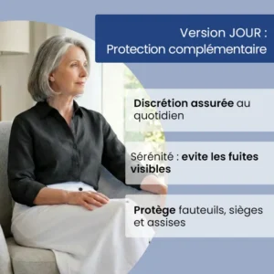 Lot de 3 jupes imperméables pour incontinence – Confort et sérénité