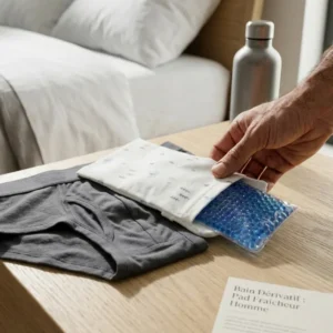Pad en gel pour bain dérivatif Homme – La fraîcheur au service de votre bien-être