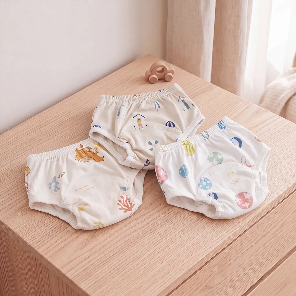 3 culottes d'apprentissage en coton étanche - Modèle à choisir – Image 10