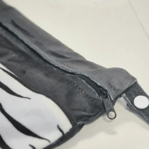 Pochette double hermétique et zipée Zèbre – Prix cassé